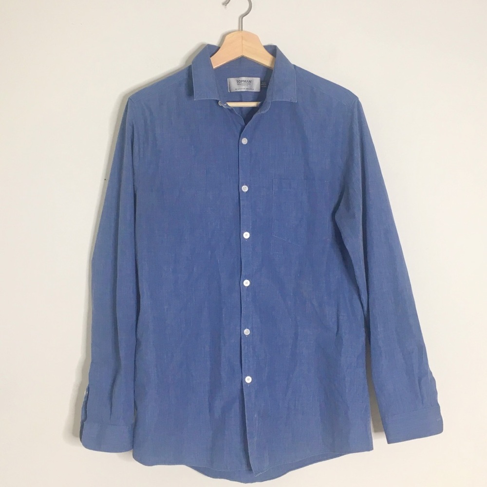 Top shop men’s casual button down